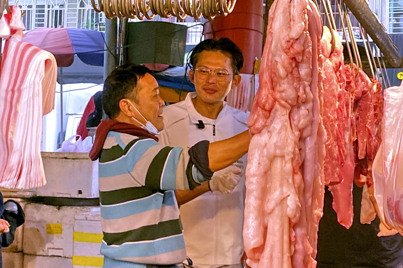 黃國昌新北市傳統市場拜票（1）