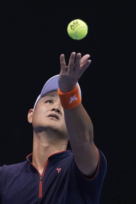 台維斯盃世界一級升降賽　吳東霖直落二拿下首點（3）