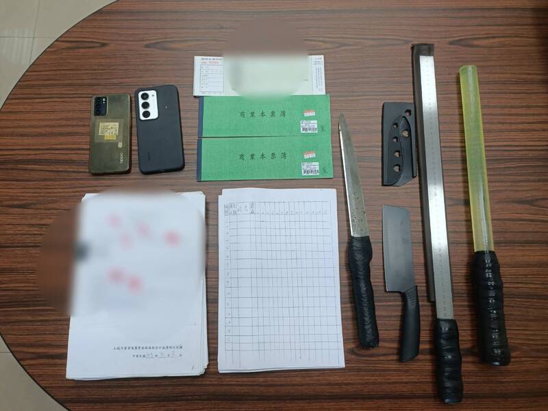 澎警瓦解暴力犯罪集團　查扣刀械