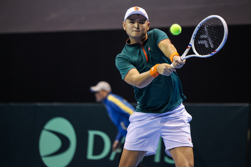 台維斯盃一級升降賽　吳東霖拿下第4點（2）