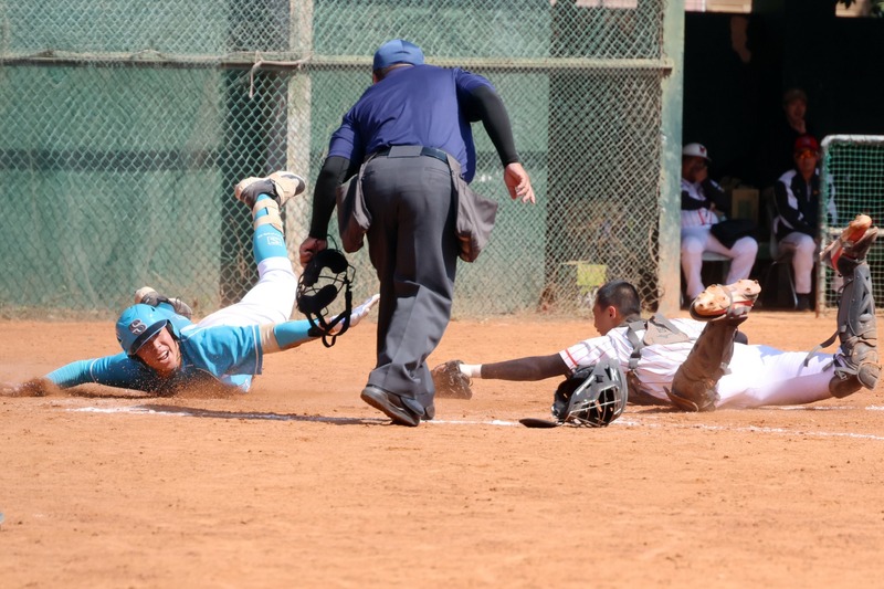 高中木棒聯賽　穀保張乙安跑出場內全壘打