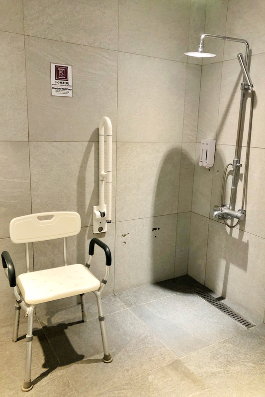 桃園機場淋浴室供免費使用