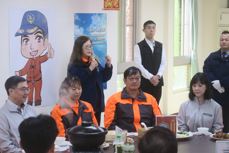 海委會主委管碧玲於餐會致詞