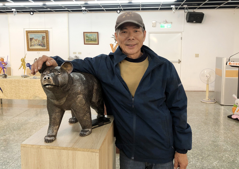 賴銘傳重新找回少年初心　投身鐵雕藝術
