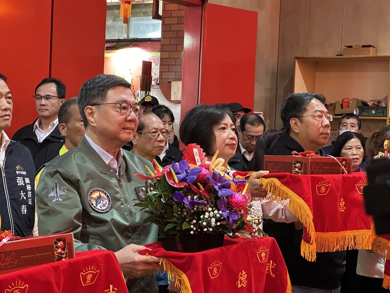 卓榮泰參拜台中豐原武德宮