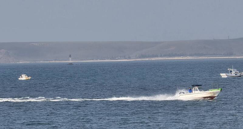 澎湖天氣晴朗 海上出現漁船及快艇