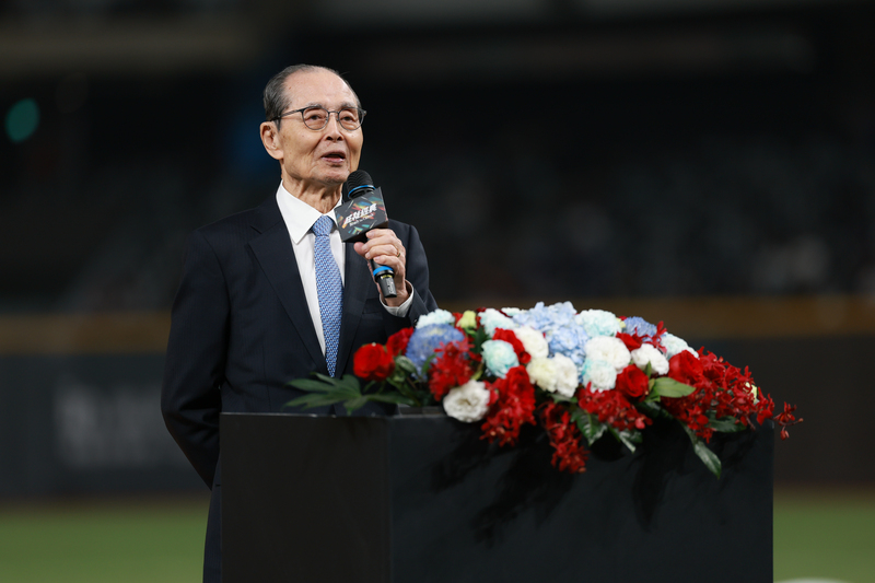 王貞治出席台日棒球交流賽開球儀式（2）