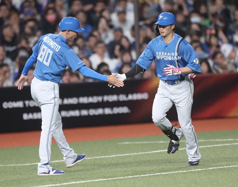 台日棒球國際交流賽　火腿隊西川遙輝開轟