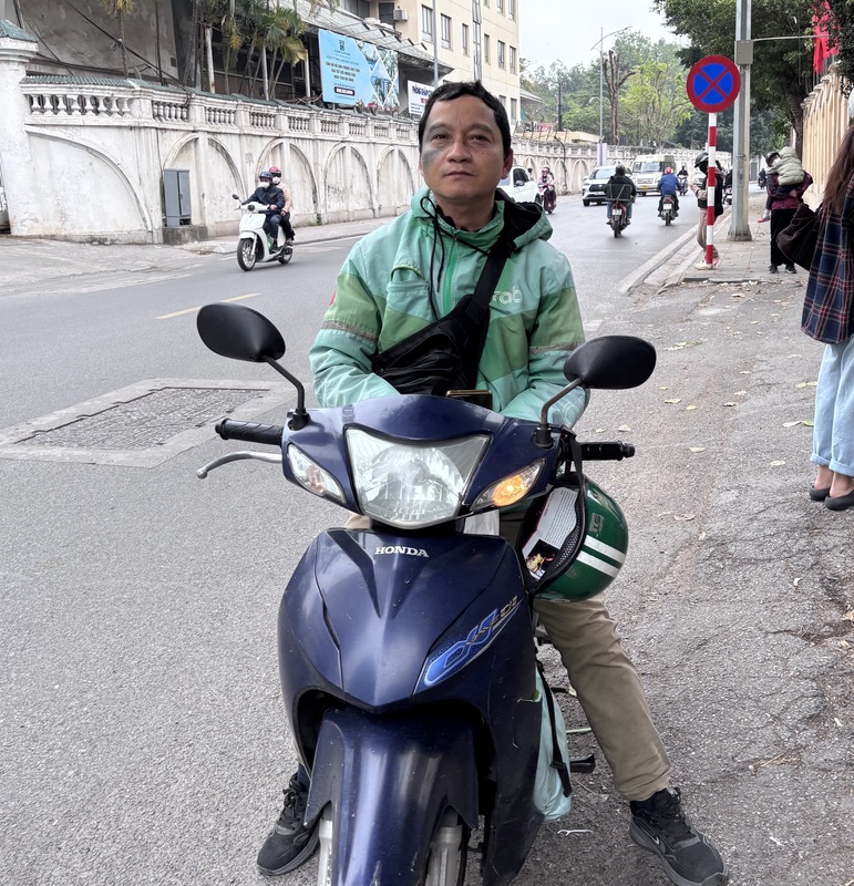 河內Grab機車騎手