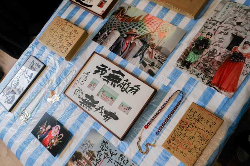 馬德里Hybrid藝博會　台灣藍白帆布作爲布展道具