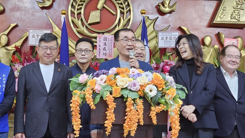 新北議會國民黨團幹部交接　李四川致詞