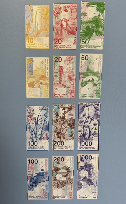 2030年將印製的瑞士新鈔設計