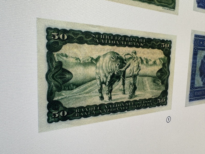 瑞士紙鈔以展現國家特色為設計重點