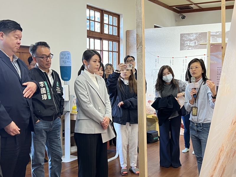 高虹安參觀新竹少年刑務所演武場特展